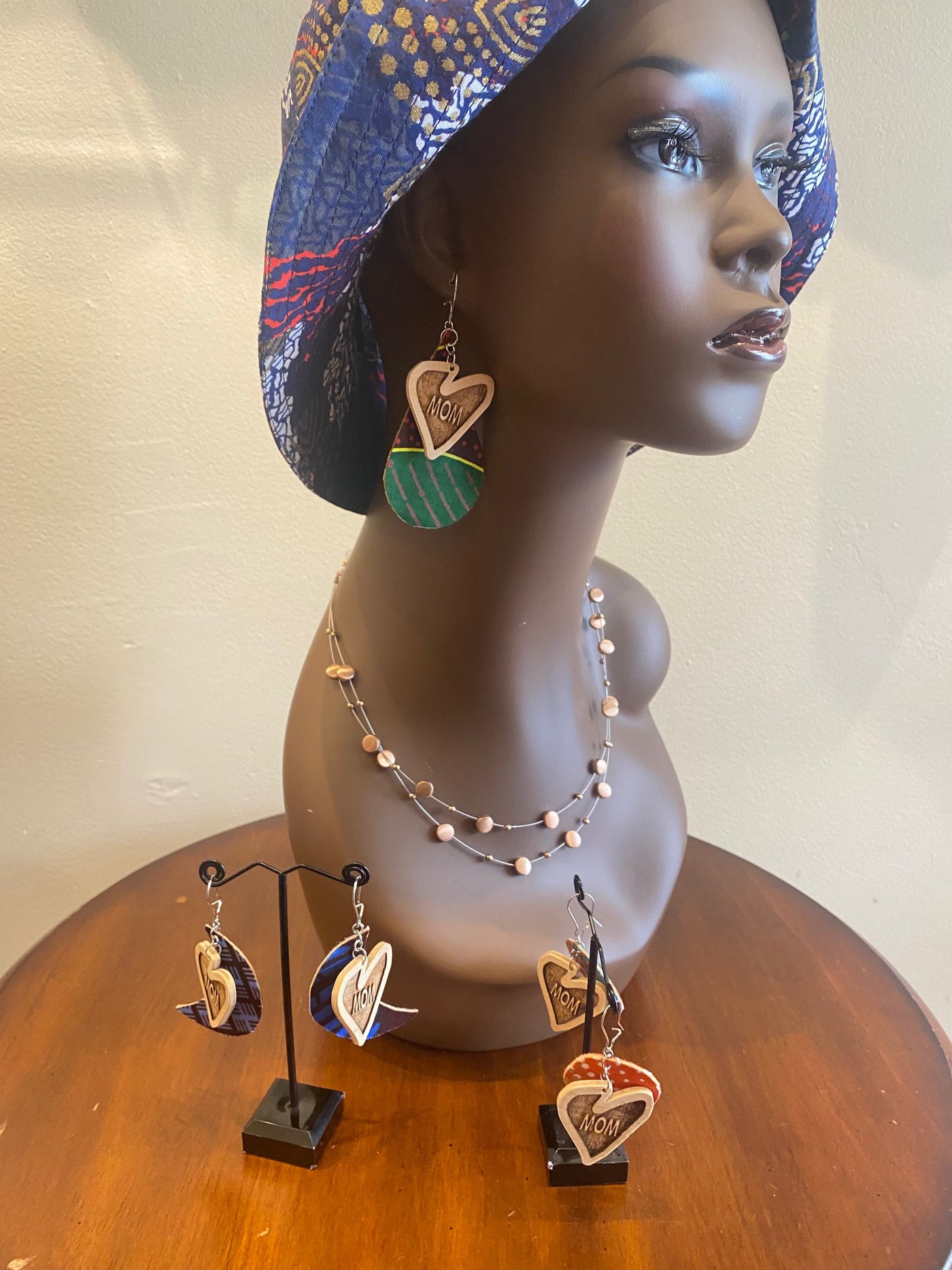 Juneteenth Fabric Earrings