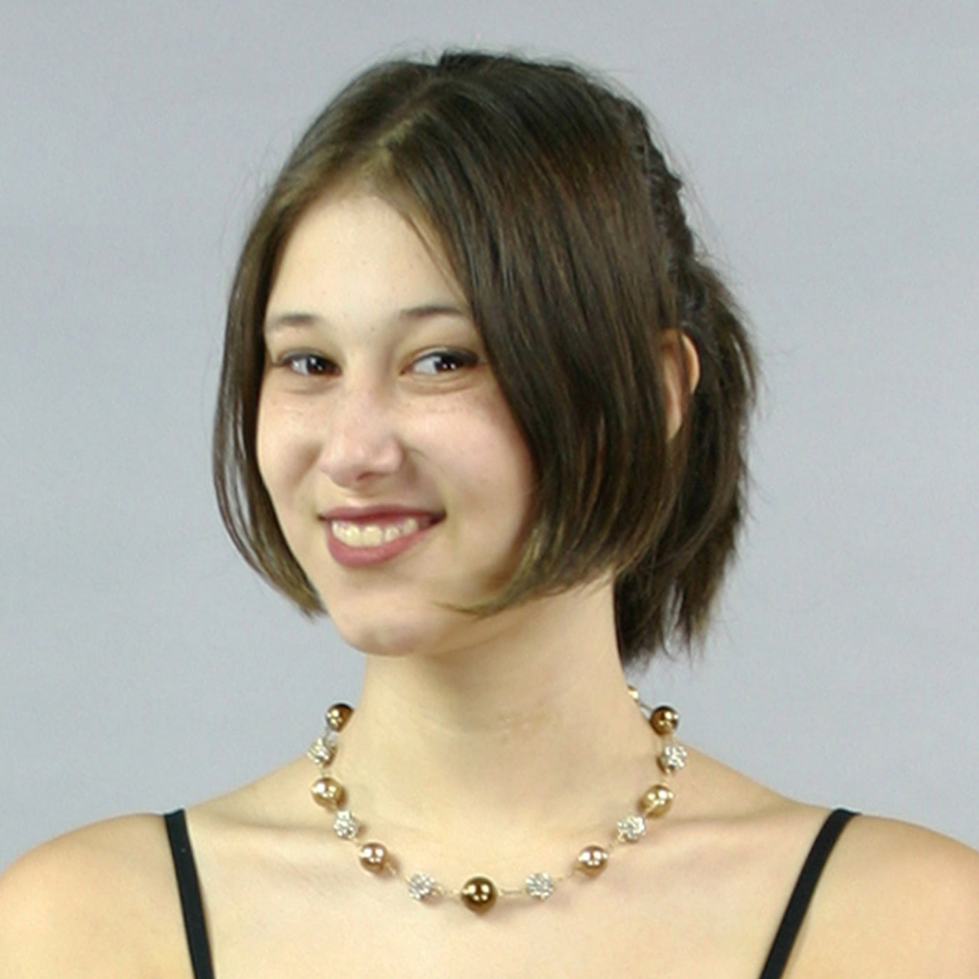 Tawia Pearl Crystal Necklace