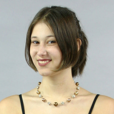 Tawia Pearl Crystal Necklace