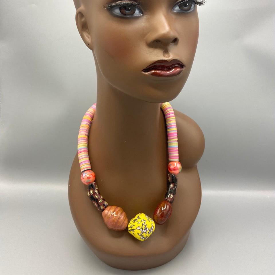 Toma Exaggerated Bead Necklace