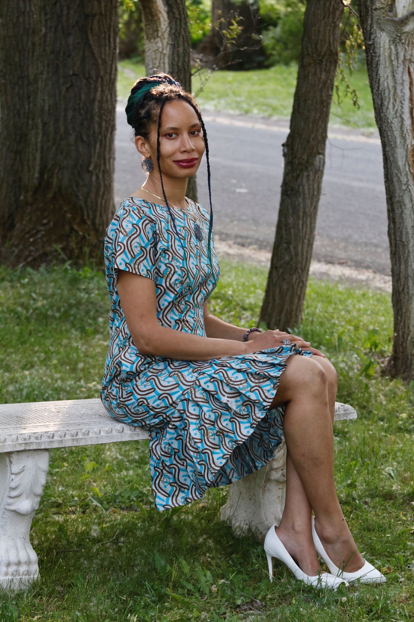 Margot Pleated Hemline Dress
