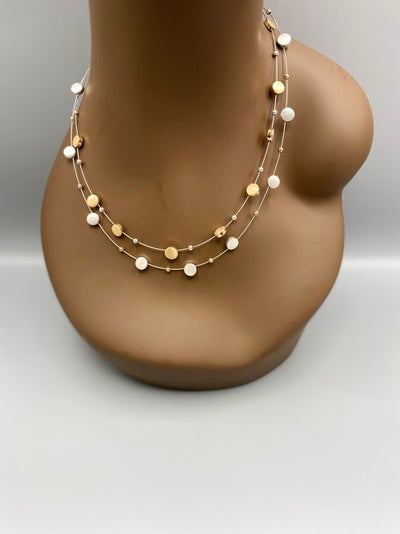 Sika Bubble Illusion 2-Tier Necklace Earring Set
