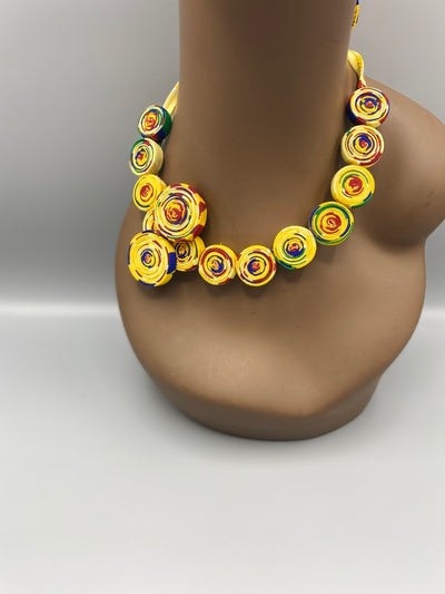 Anane Medium Round 2-Tier Necklace & Earring Set