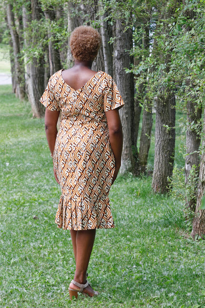 MansaWear Margot Pleated Hemline Dress