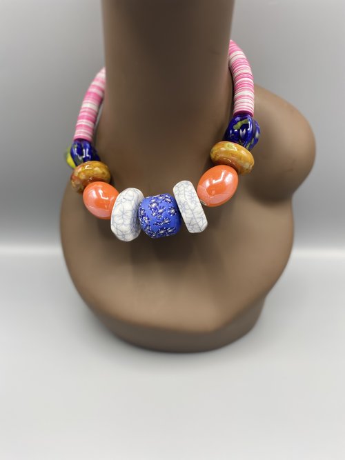 Toma Exagerated Bead Necklace